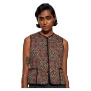 Antik Batik Zina print ärmlös väst Multicolor, Dam