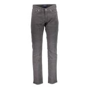 Gant Slim Grå Bomulls Jeans Byxa Gray, Herr