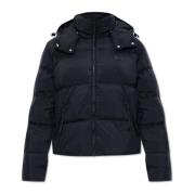 Lacoste Puffjacka med logotyp Black, Dam