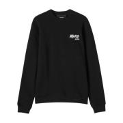 Axel Arigato Svart Bomullsweatshirt med Snygg Framsida Grafik Black, H...