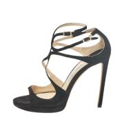 Jimmy Choo Pre-owned Pre-owned Mocka sandaler Black, Dam