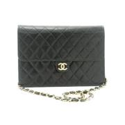 Chanel Vintage Pre-owned Laeder plnbcker Black, Dam