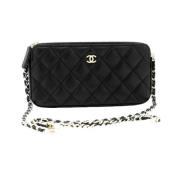 Chanel Vintage Pre-owned Laeder plnbcker Black, Dam