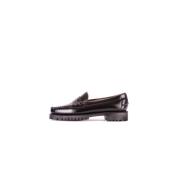 Sebago Svarta platta skor Black, Dam