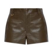 Chloé Lädershorts Green, Dam