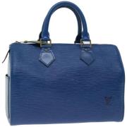 Louis Vuitton Vintage Pre-owned Laeder louis-vuitton-vskor Blue, Dam