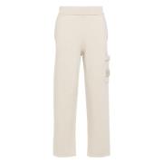 Stone Island Beige Ull Cargo Sweatpants Italien Beige, Herr