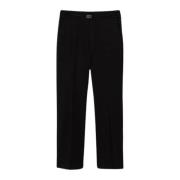 Twinset Svarta Milano Byxor med Metall T Black, Dam