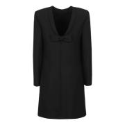 Valentino Garavani Crepe Couture Solid Klänning Black, Dam