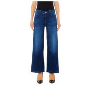 Liu Jo Flare jeans med vida ben Blue, Dam