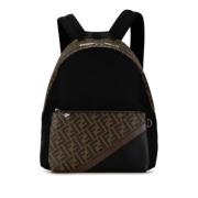 Fendi Vintage Pre-owned Canvas fendi-vskor Black, Herr