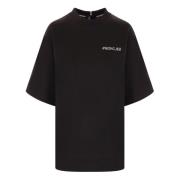 Moncler Svarta T-shirts och Polos Black, Dam