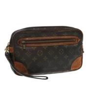 Louis Vuitton Vintage Pre-owned Canvas kuvertvskor Brown, Dam