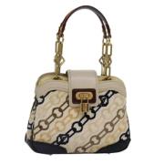 Louis Vuitton Vintage Pre-owned Canvas handvskor Beige, Dam