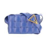 Bottega Veneta Stilren Läder Väska Blue, Dam