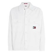 Tommy Hilfiger Sherpa Fodrad Cord Overskjorta White, Herr