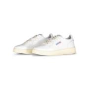 Autry Klassiska lädersneakers White, Dam