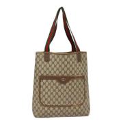 Gucci Vintage Pre-owned Laeder totevskor Beige, Dam