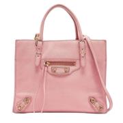 Balenciaga Vintage Pre-owned Laeder totevskor Pink, Dam