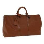 Louis Vuitton Vintage Pre-owned Laeder resvskor Brown, Dam