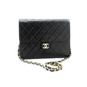 Chanel Vintage Pre-owned Laeder chanel-vskor Black, Dam