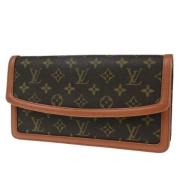 Louis Vuitton Vintage Pre-owned Canvas kuvertvskor Brown, Dam