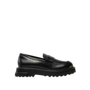 Love Moschino Svarta platta skor Modern stil Black, Dam