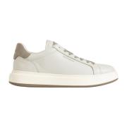 Woolrich Lädersneaker med Textilfoder White, Herr