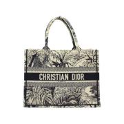 Dior Vintage Pre-owned Canvas totevskor White, Dam