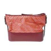 Chanel Vintage Pre-owned Laeder chanel-vskor Red, Dam