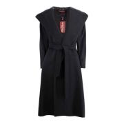 Max Mara Studio Belted Coats Black, Dam