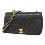 Chanel Vintage Pre-owned Laeder chanel-vskor Black, Dam