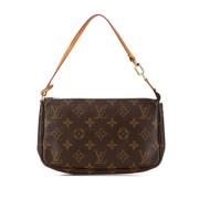 Louis Vuitton Vintage Pre-owned Canvas kuvertvskor Brown, Dam