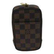 Louis Vuitton Vintage Pre-owned Canvas kuvertvskor Brown, Dam