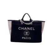 Chanel Vintage Pre-owned Laeder chanel-vskor Black, Dam