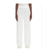 Max Mara Vita Joggerbyxor Elegant Ull White, Dam