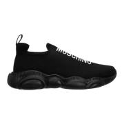 Moschino Söta Sneakers med Enkel Mönster Black, Herr