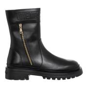 Love Moschino Dragkedja Ankelboots Enfärgade Black, Dam