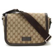 Gucci Vintage Pre-owned Canvas gucci-vskor Brown, Dam