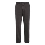 Boggi Milano Stretch bomull gabardinbyxor Gray, Herr