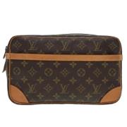 Louis Vuitton Vintage Pre-owned Canvas kuvertvskor Brown, Dam