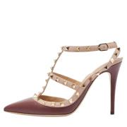 Valentino Vintage Pre-owned Laeder klackskor Purple, Dam