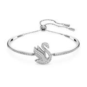 Swarovski Ikonisk Svan Dam Armband Vit 5649772 Gray, Dam