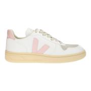 Veja Låg-Top Logo Patch Sneakers White, Dam