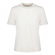 Brunello Cucinelli Stiliga T-shirts Kollektion White, Herr