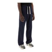 Palm Angels Bomull Gabardin Rese Joggers Blue, Herr