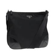 Prada Vintage Pre-owned Tyg prada-vskor Black, Dam