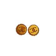 Chanel Vintage Pre-owned Metall chanel-smycken Yellow, Dam