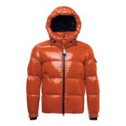 Jack1T 2i1 Puffer Hood Jacka Orange, Herr