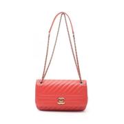 Chanel Vintage Pre-owned Laeder chanel-vskor Red, Dam